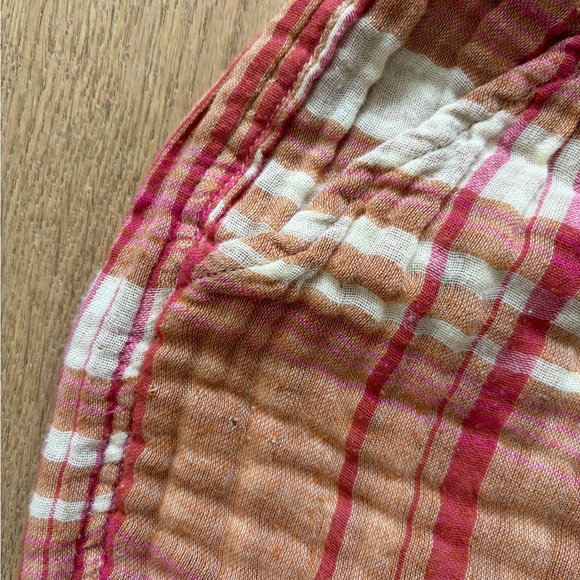 Free People plaid reversible lounge pants. Size Small - Picture 3 of 4